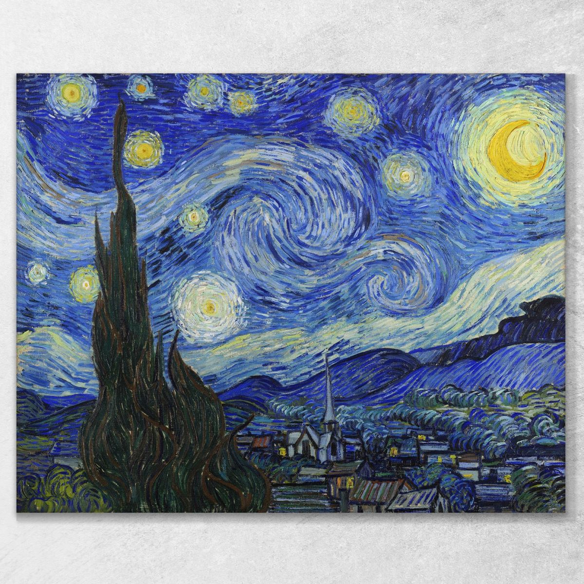 The Starry Night Van Gogh Vincent canvas print vvg14