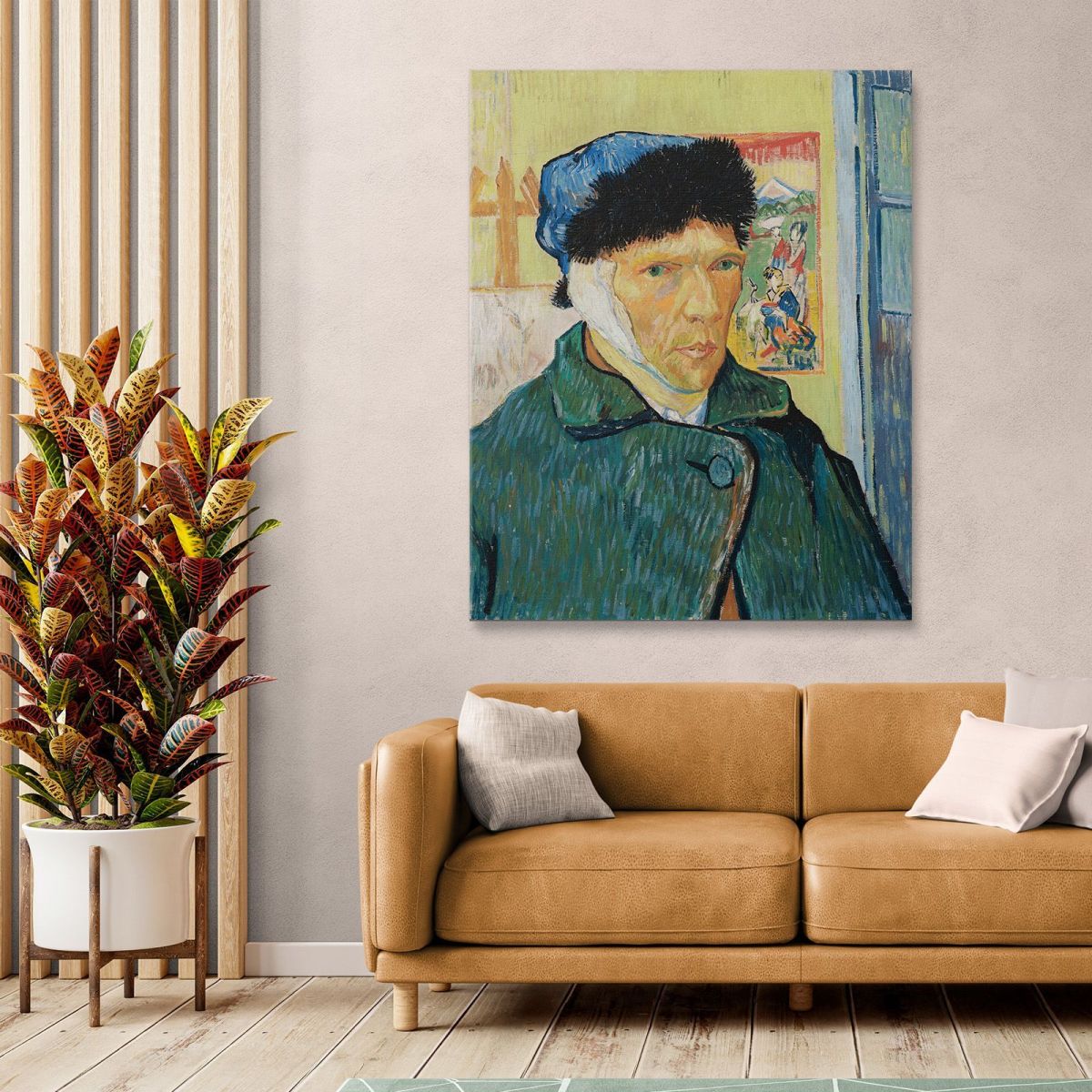 Self-Portrait With Bandaged Ear Van Gogh Vincent canvas print vvg47