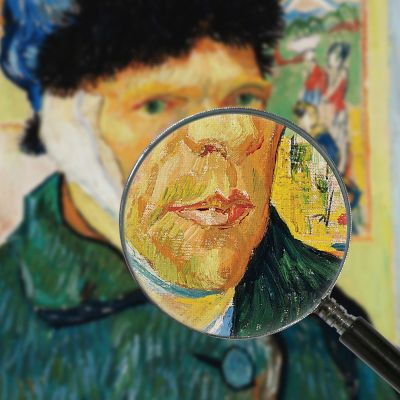 Self-Portrait With Bandaged Ear Van Gogh Vincent canvas print vvg47