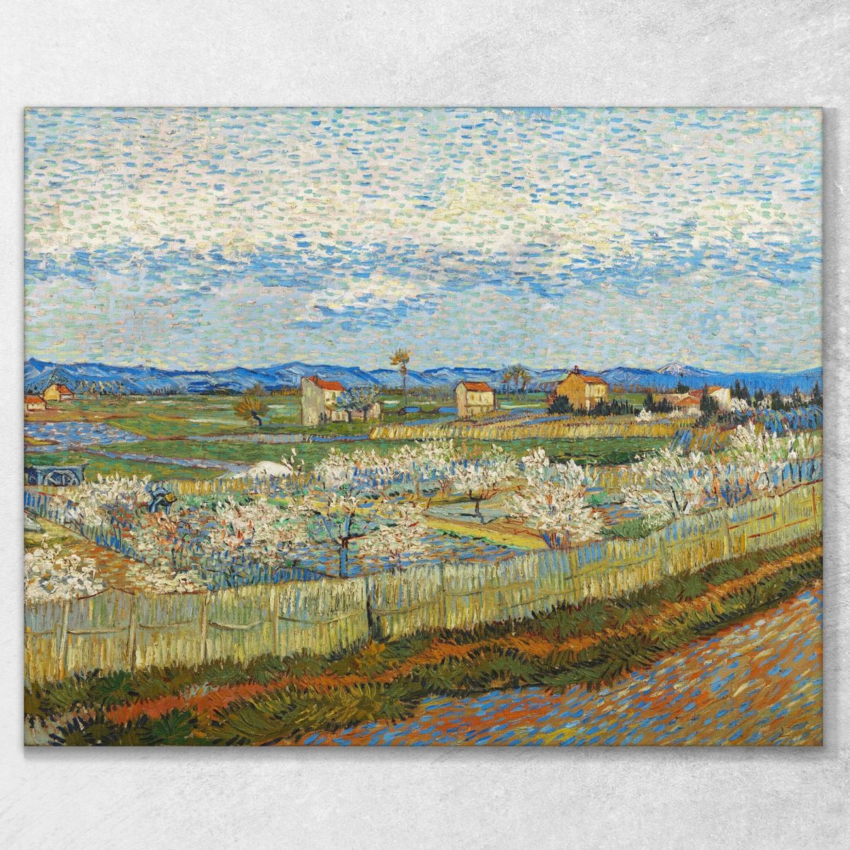 Peach Trees In Blossom Van Gogh Vincent canvas print vvg48