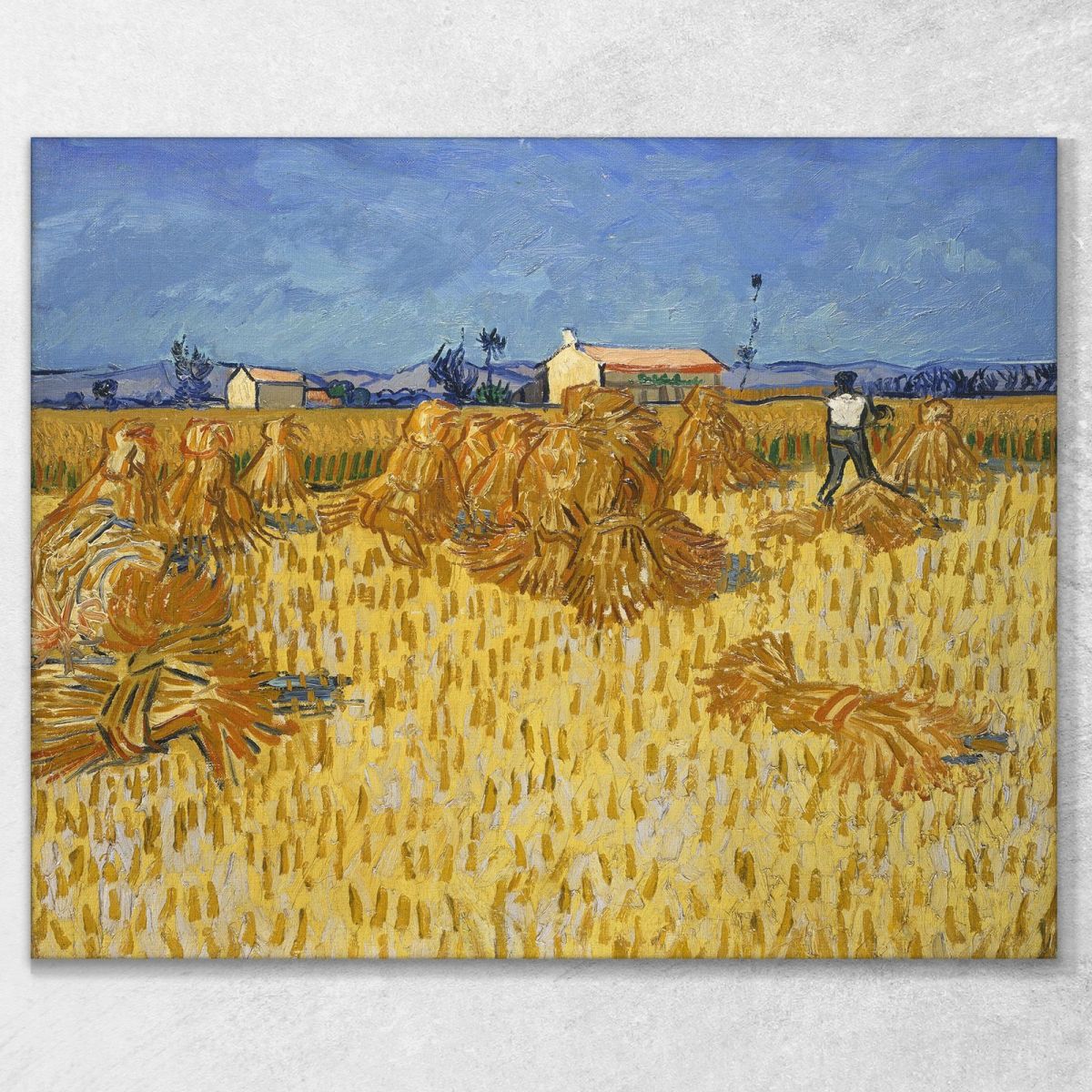 Harvest In Provence Van Gogh Vincent canvas print vvg56
