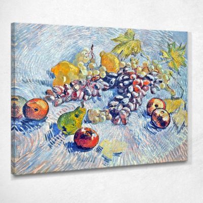 Grapes, Lemons, Pears, And Apples Van Gogh Vincent canvas print vvg65