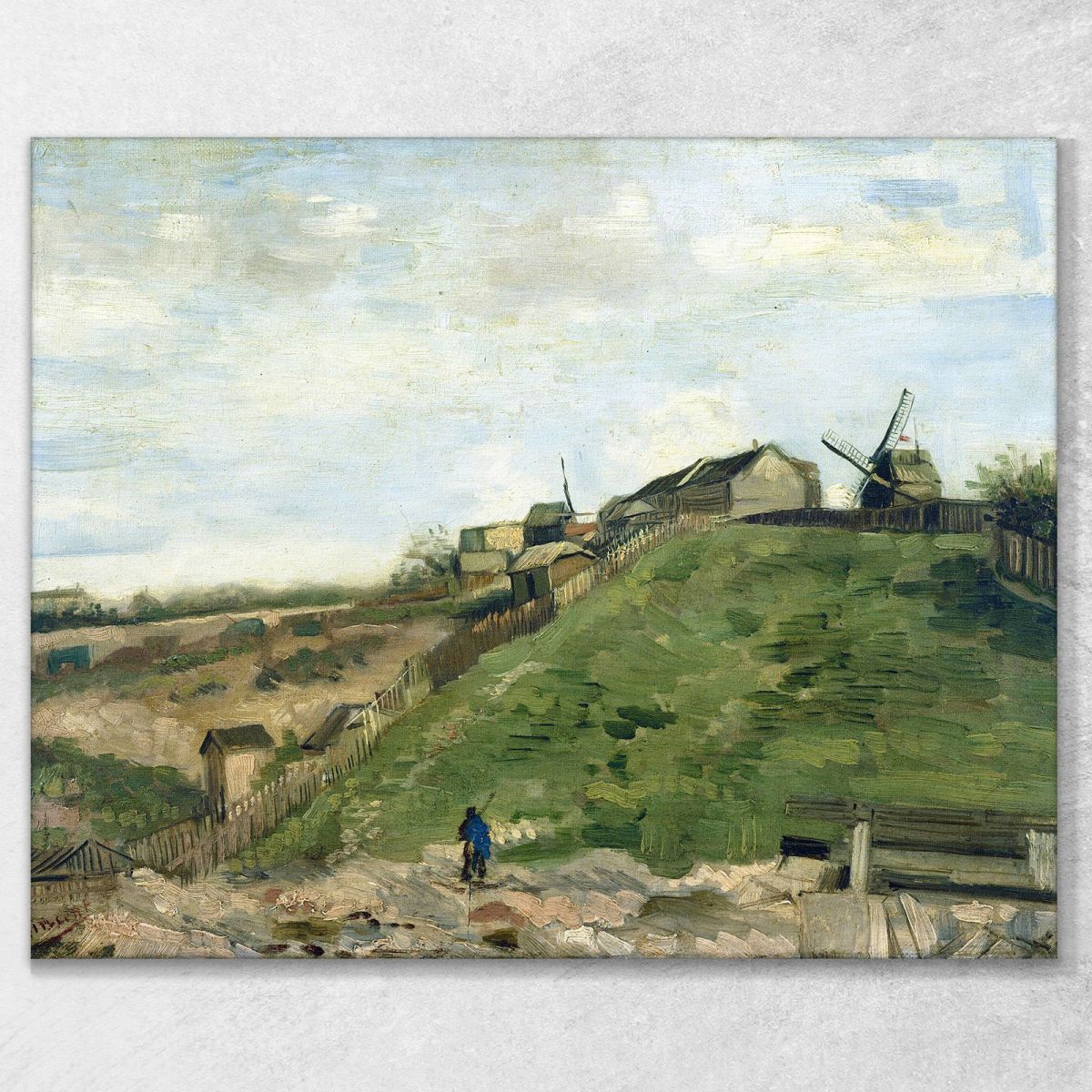 The Hill Of Montmartre With Stone Quarry Van Gogh Vincent canvas print vvg66