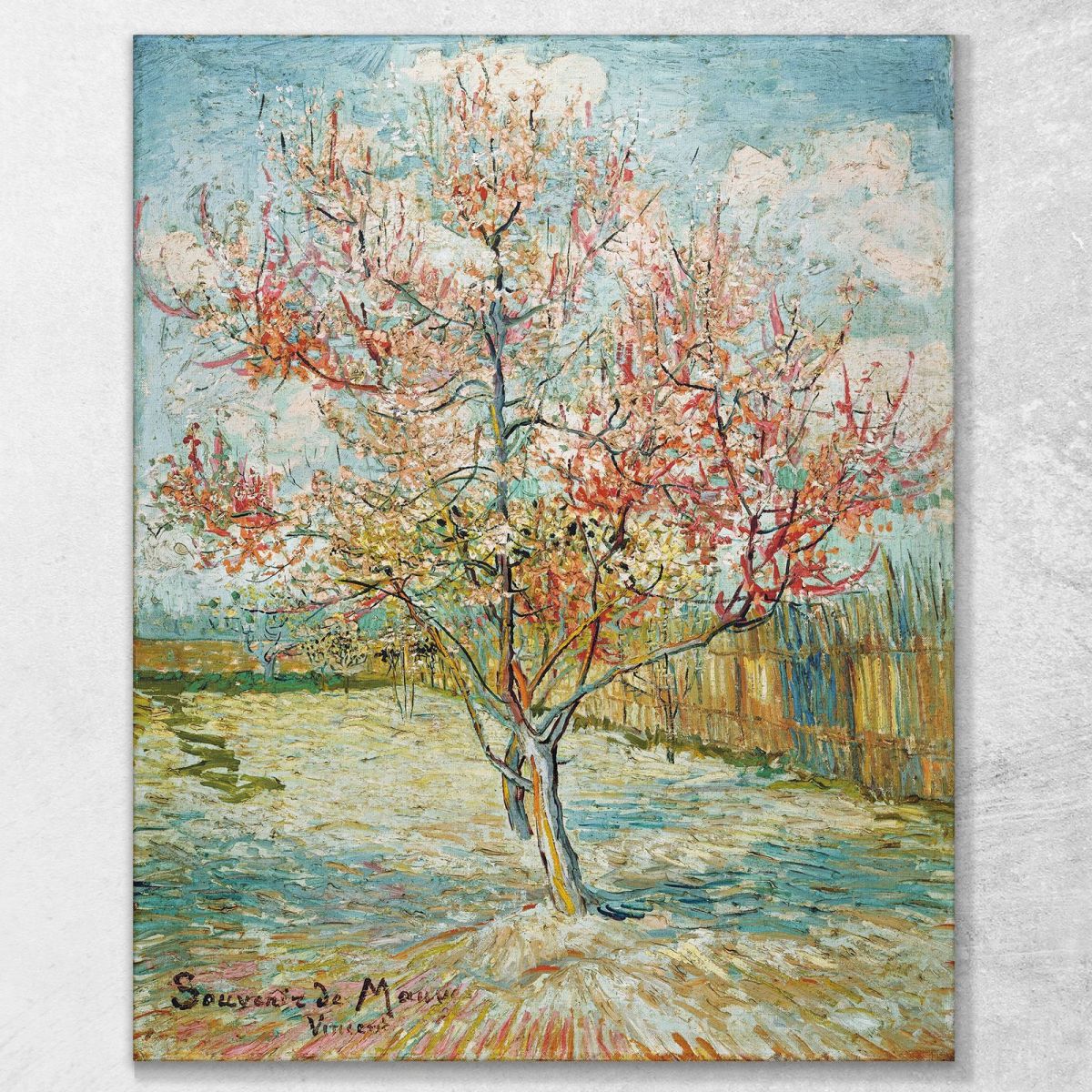 Pink Peach Trees ('Souvenir De Mauve') Van Gogh Vincent canvas print vvg73