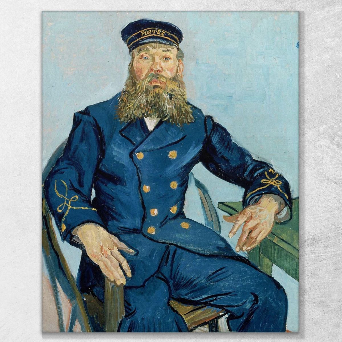 Portrait Of The Postman Joseph Roulin Van Gogh Vincent canvas print vvg81