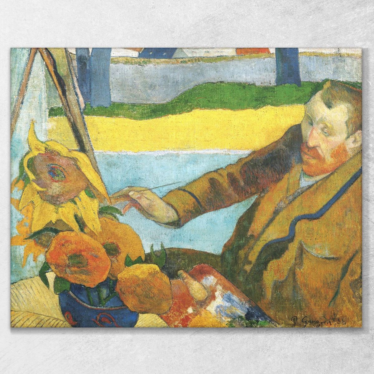 The Painter Of Sunflowers Van Gogh Vincent canvas print vvg83