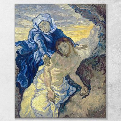 Pieta (After Delacroix) Van Gogh Vincent canvas print vvg92
