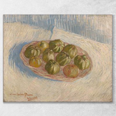 Still Life With Basket Of Apples Van Gogh Vincent canvas print vvg98