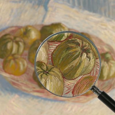 Still Life With Basket Of Apples Van Gogh Vincent canvas print vvg98