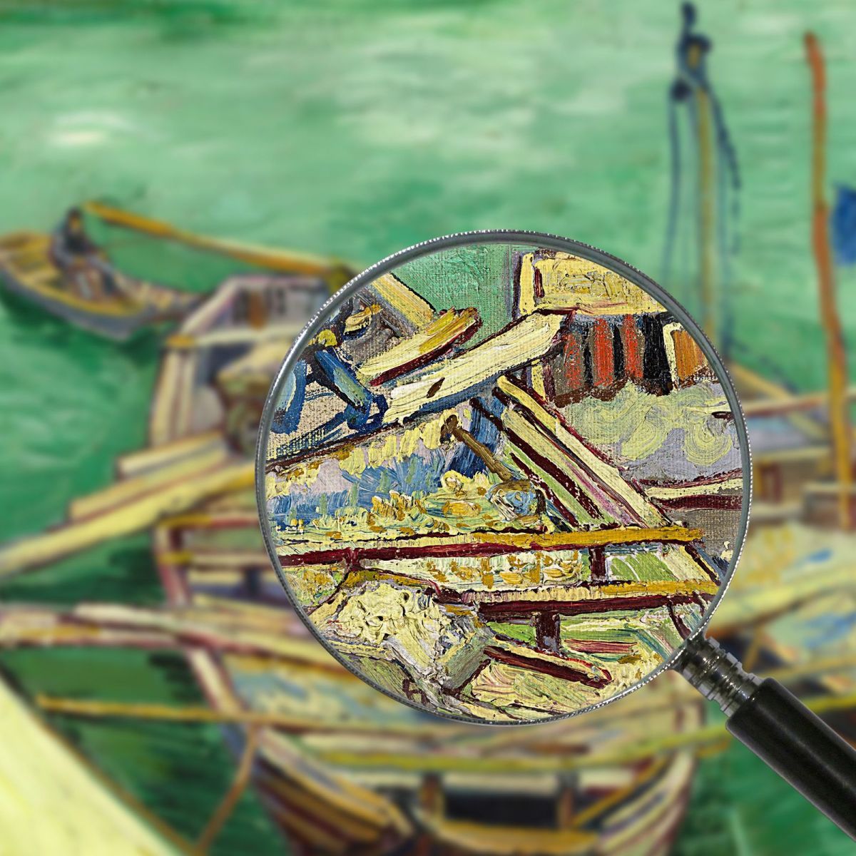 Quay With Men Unloading Sand Barges Van Gogh Vincent canvas print vvg109