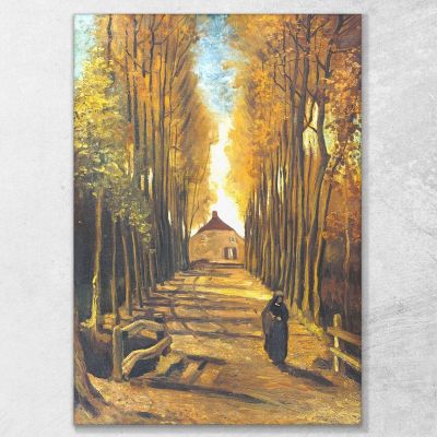 Avenue Of Poplars In Autumn Van Gogh Vincent canvas print vvg113