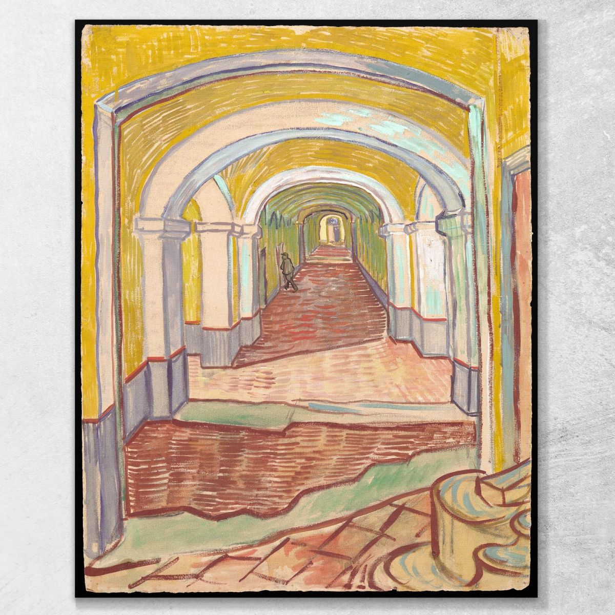 Corridor In The Asylum Van Gogh Vincent canvas print vvg117