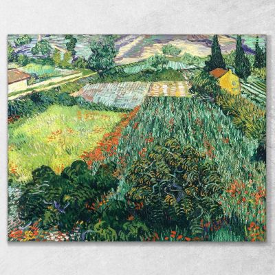 Field With Poppies Van Gogh Vincent canvas print vvg125