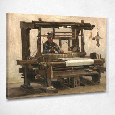 Loom With Weaver Van Gogh Vincent canvas print vvg137