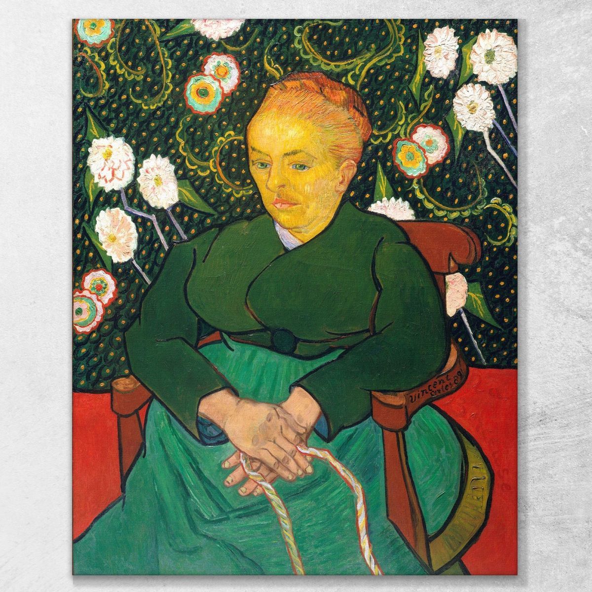 La Berceuse (Woman Rocking A Cradle) Van Gogh Vincent canvas print vvg142