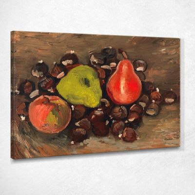 Still Life With Fruit And Chestnuts Van Gogh Vincent canvas print vvg144