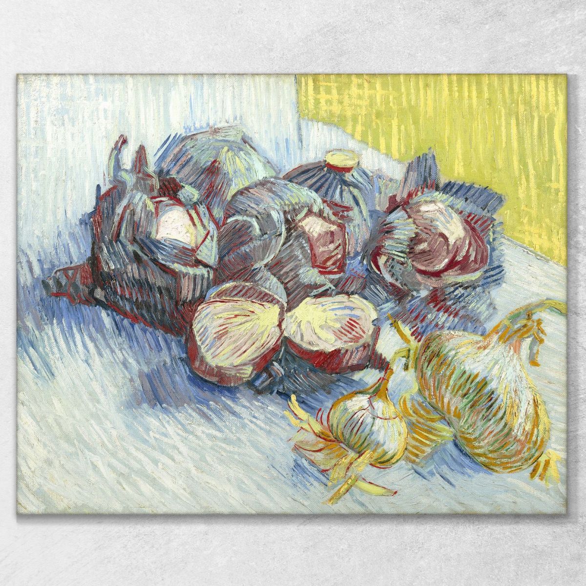Red Cabbages And Onions Van Gogh Vincent canvas print vvg156