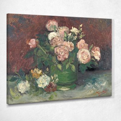 Roses And Peonies Van Gogh Vincent canvas print vvg157