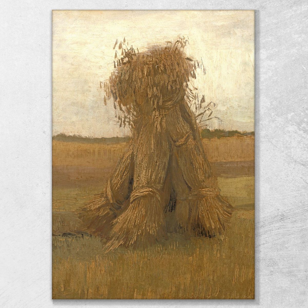 Sheaves Of Wheat In A Field Van Gogh Vincent canvas print vvg161