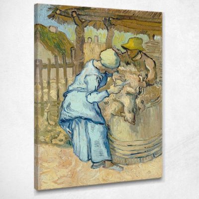 The Sheepshearer (After Millet) Van Gogh Vincent canvas print vvg176