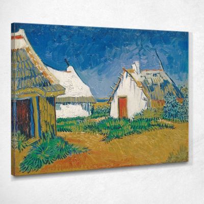 White Cottages At Saintes-Maries Van Gogh Vincent canvas print vvg184