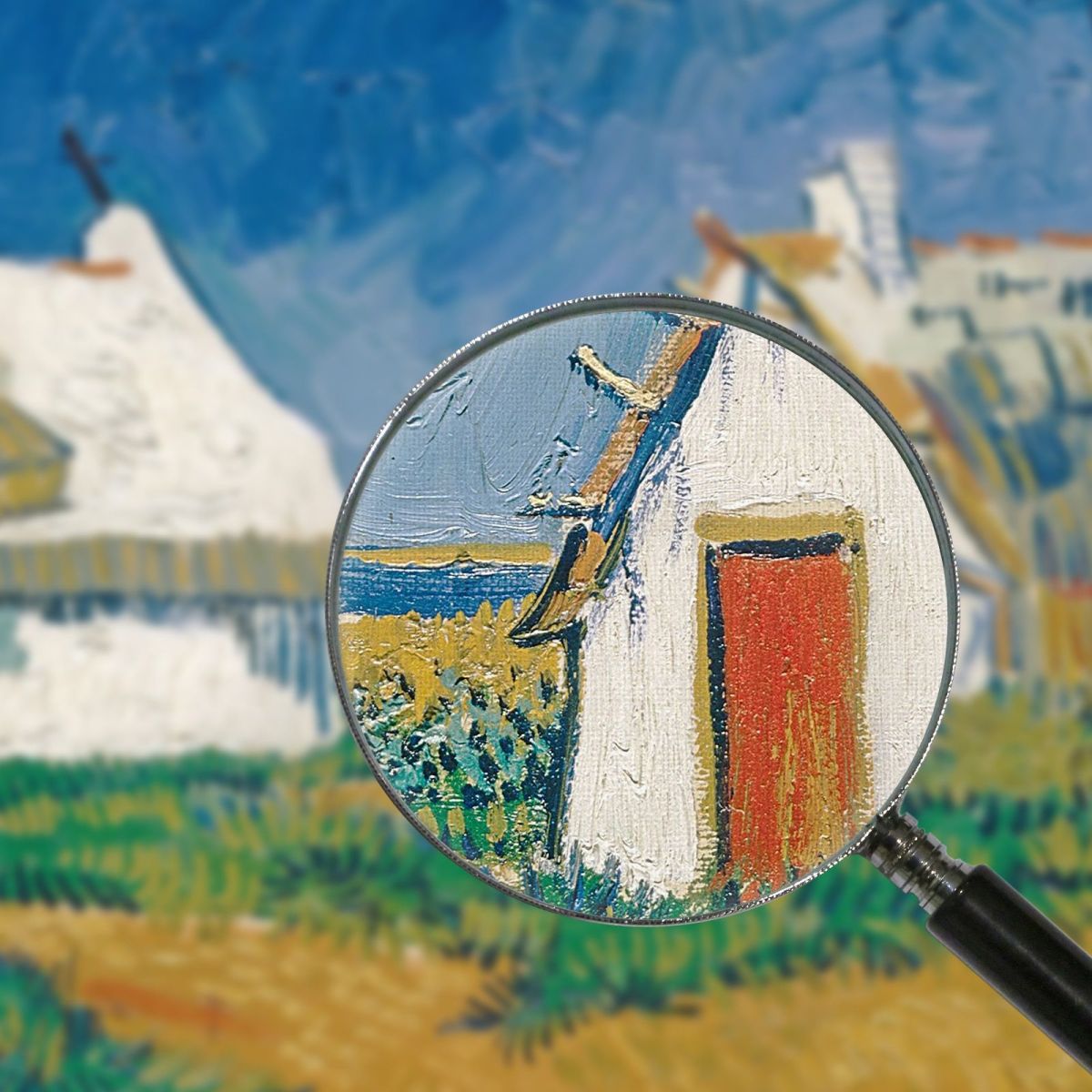 White Cottages At Saintes-Maries Van Gogh Vincent canvas print vvg184