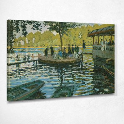 La Grenouillère Monet Claude canvas print mnt1