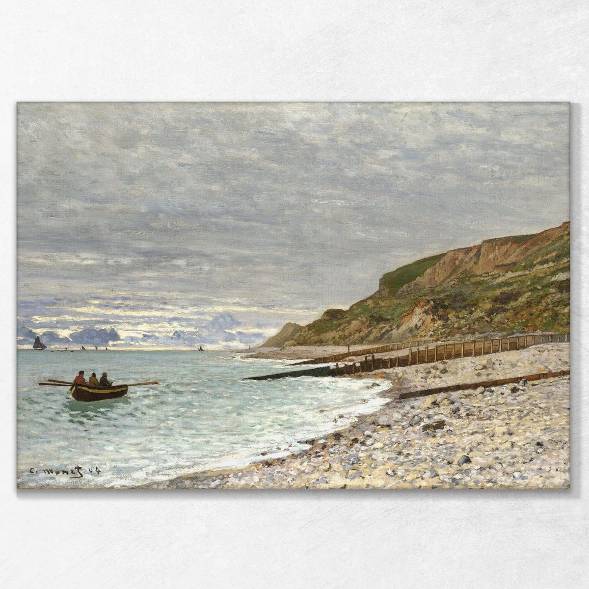 La Pointe De La Hève, Sainte-Adresse Monet Claude canvas print mnt17