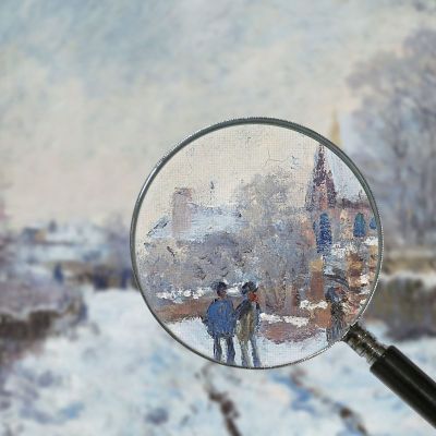 Snow Scene At Argenteuil Monet Claude canvas print mnt20