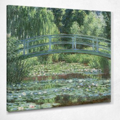The Japanese Footbridge And The Water Lily Pool, Giverny Monet canvas mnt70