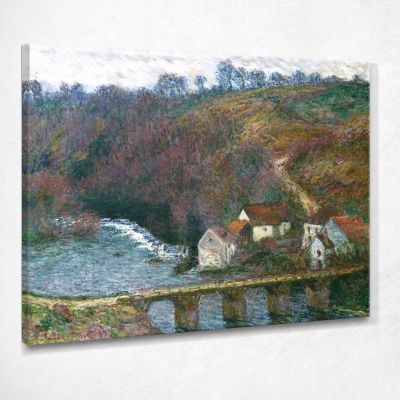 The Grande Creuse By The Bridge At Vervy, 1889 Monet Claude canvas print mnt75