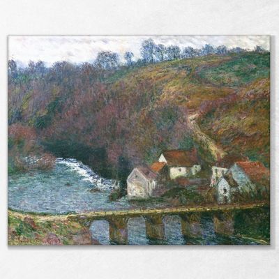 The Grande Creuse By The Bridge At Vervy, 1889 Monet Claude canvas print mnt75