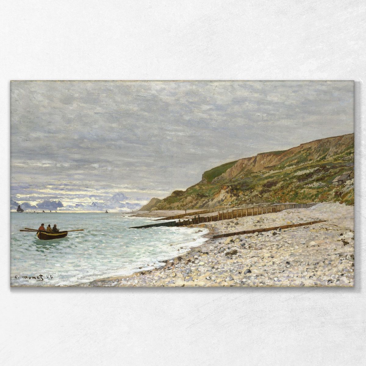 The Point Of Heve, Honfleur, 1864 Monet Claude canvas print mnt83