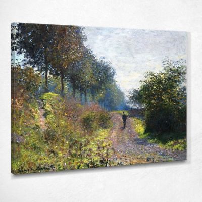 The Sheltered Path, 1873 Monet Claude canvas print mnt95