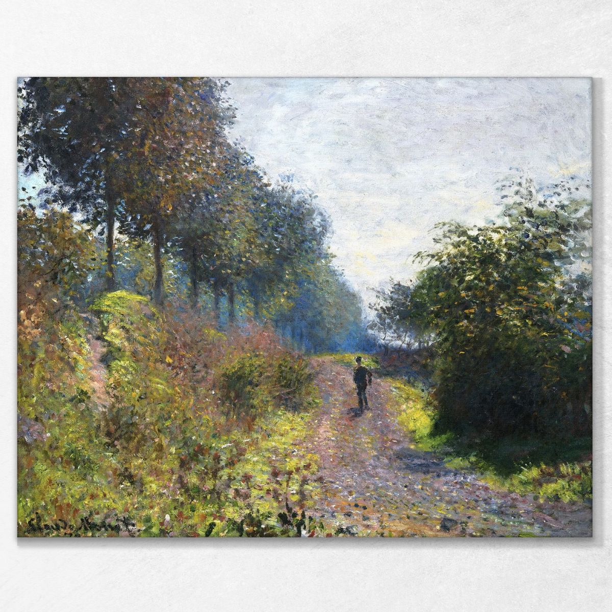 The Sheltered Path, 1873 Monet Claude canvas print mnt95