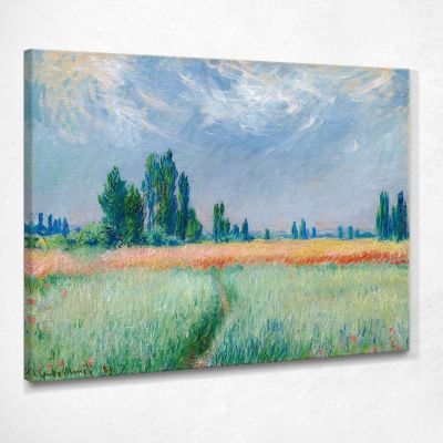 The Wheat Field, 1881 Monet Claude canvas print mnt100