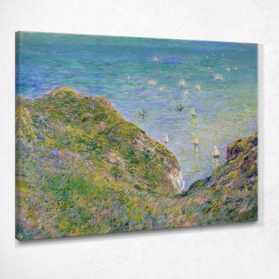 View From The Cliff At Pourville, Bright Weather, 1882 Monet canvas print mnt105