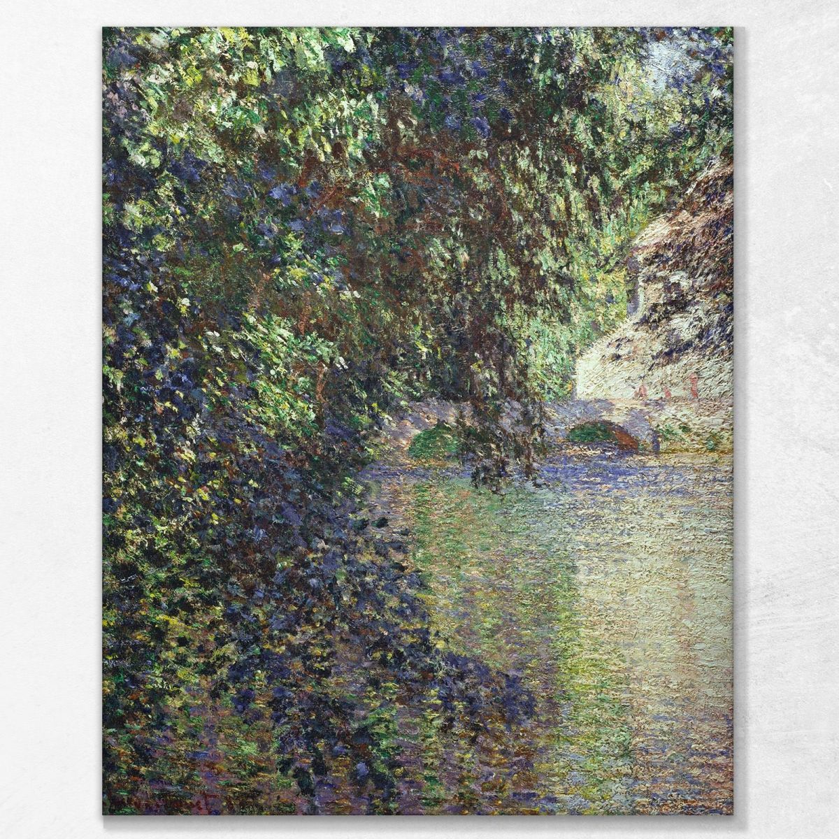 Watermill At Limetz, 1888 Monet Claude canvas print mnt113