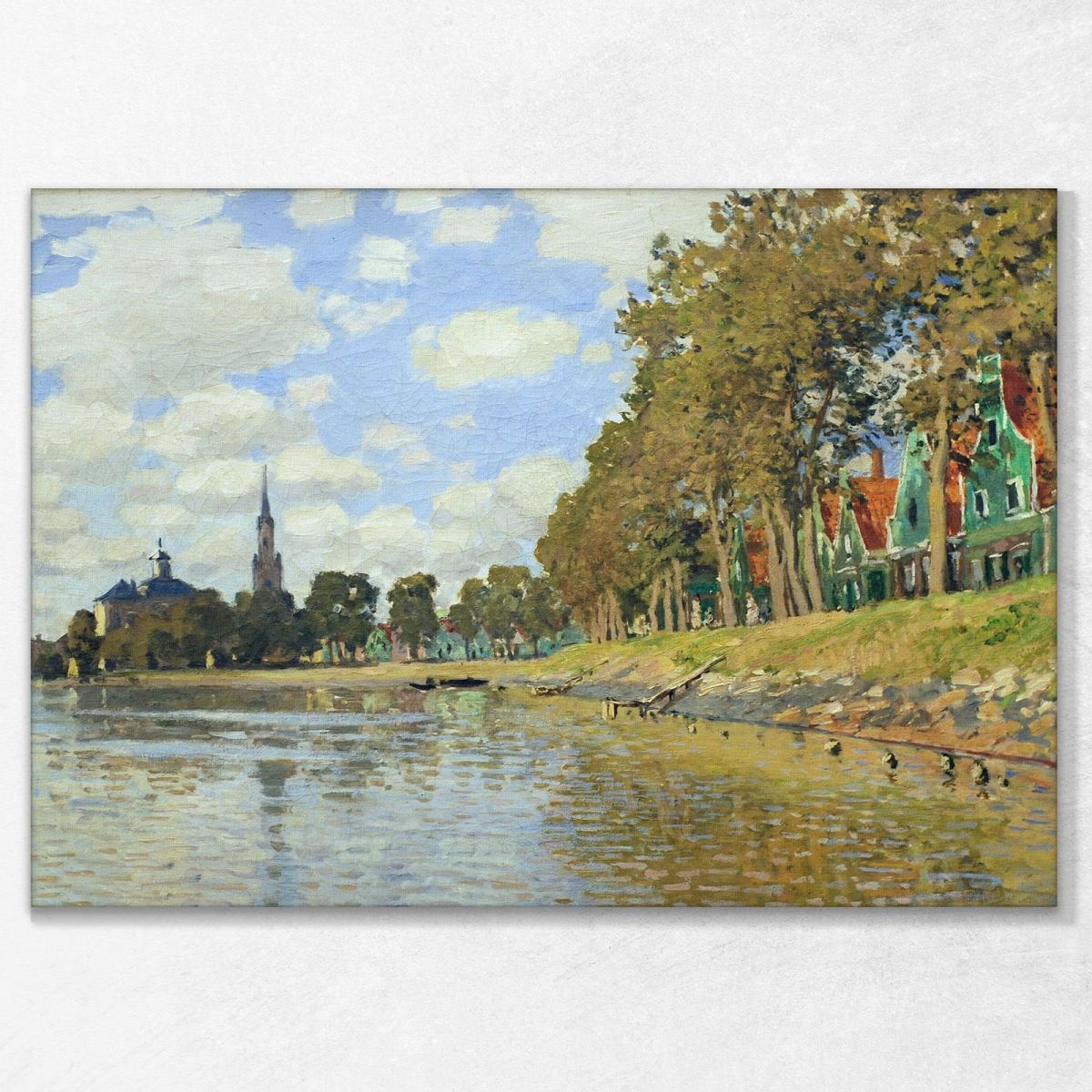Zaandam, 1871 Monet Claude canvas print mnt117