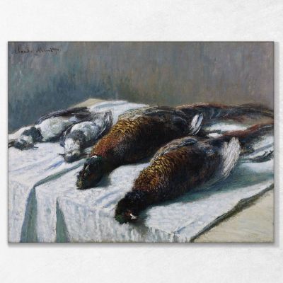 Still Life With Pheasants And Plovers Monet Claude canvas print mnt141
