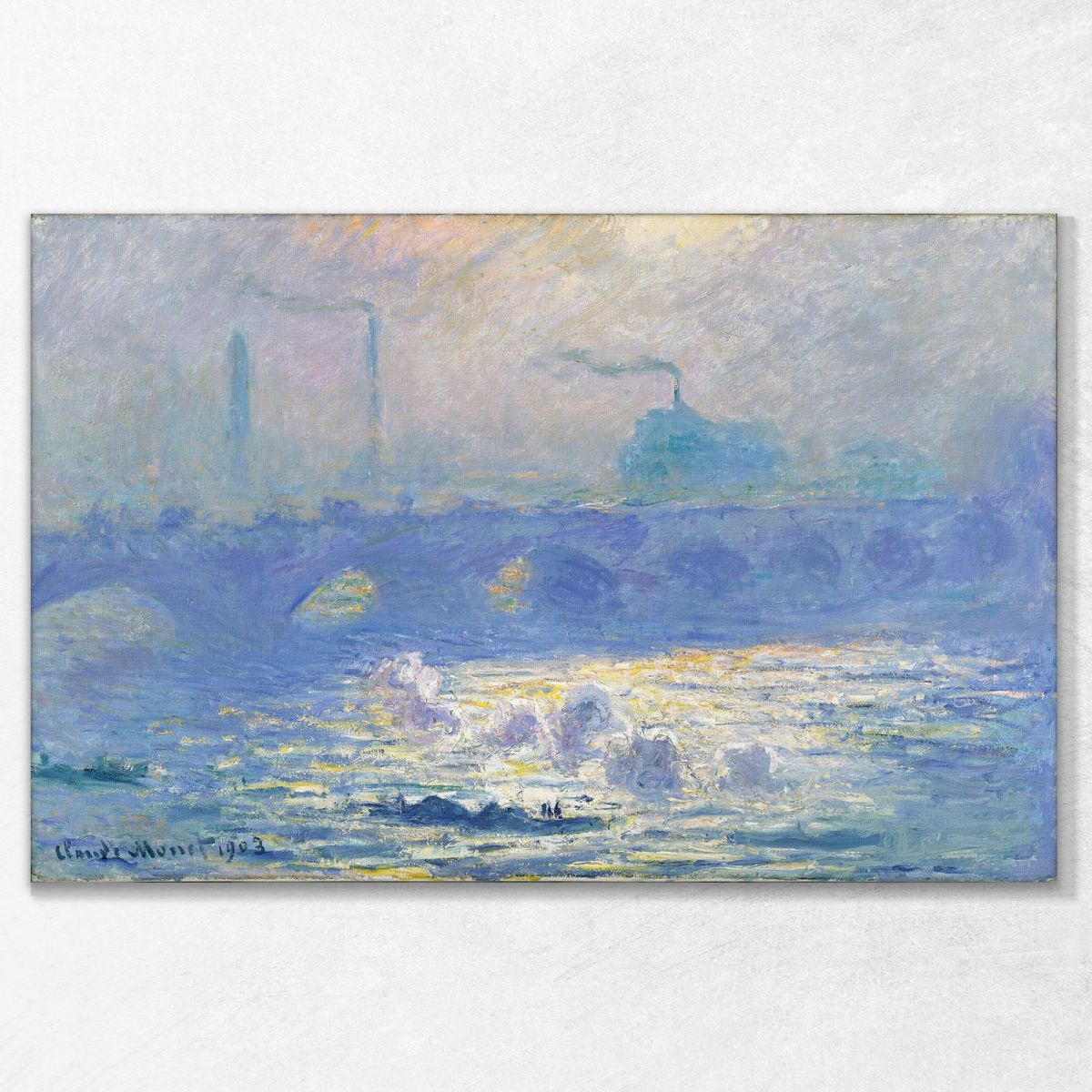Waterloo Bridge 2 Monet Claude canvas print mnt149