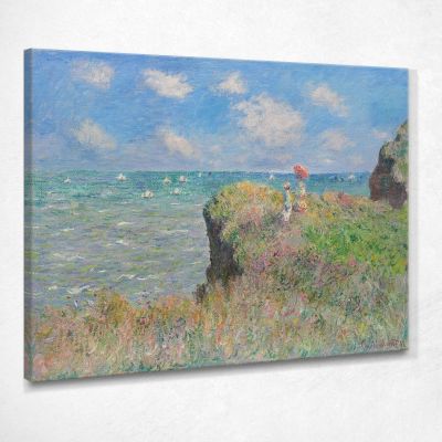 Cliff Walk At Pourville Monet Claude canvas print mnt157