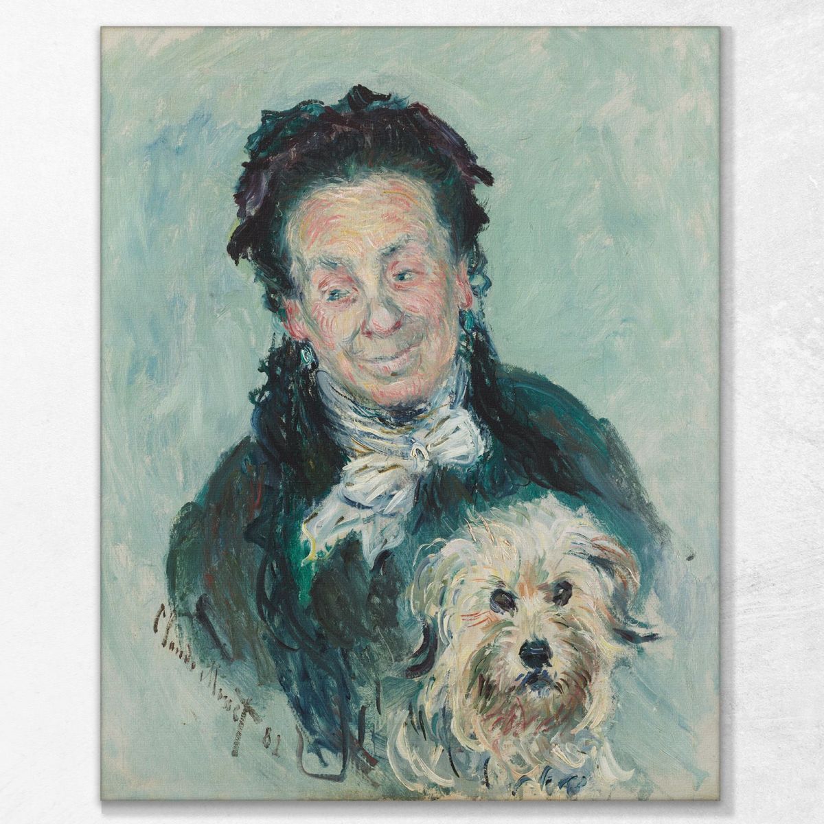 Eugénie Graff (Madame Paul) Monet Claude canvas print mnt158