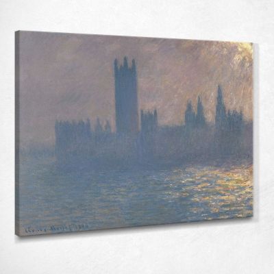 Houses Of Parliament, Sunlight Effect (Le Parlement, Effet De Soleil) Monet 159