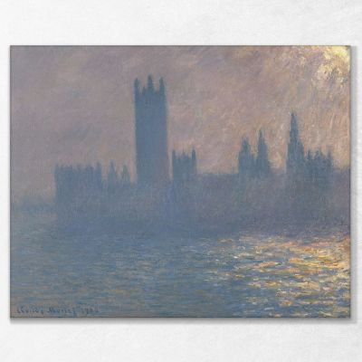 Houses Of Parliament, Sunlight Effect (Le Parlement, Effet De Soleil) Monet 159