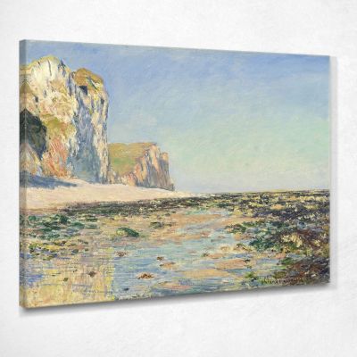 Seashore And Cliffs Of Pourville In The Morning Monet Claude canvas print mnt165
