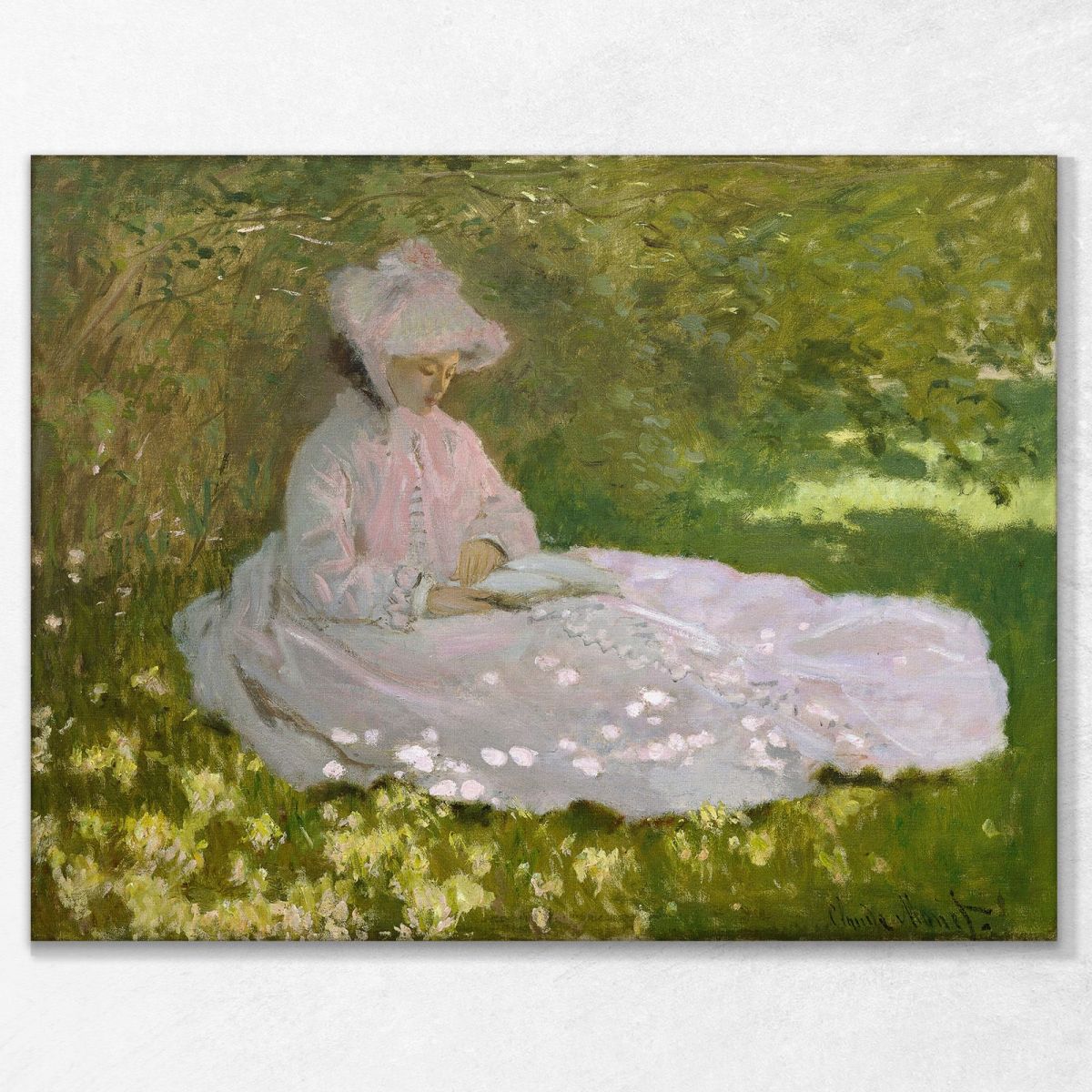 Springtime Monet Claude canvas print mnt168