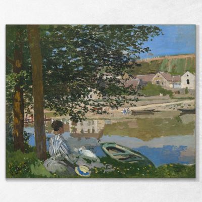 Sulla Riva Della Senna, Bennecourt Monet Claude canvas print mnt169