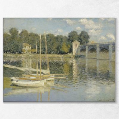 The Argenteuil Bridge Monet Claude canvas print mnt171