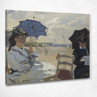 The Beach At Trouville Monet Claude canvas print mnt172